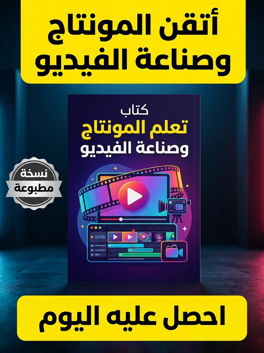 كتاب تعلم المونتاج وصناعة الفيديو