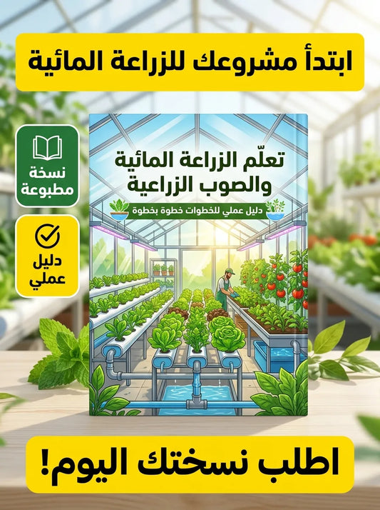 كتاب تعلم الزراعة المائية والبيوت البلاستيكية